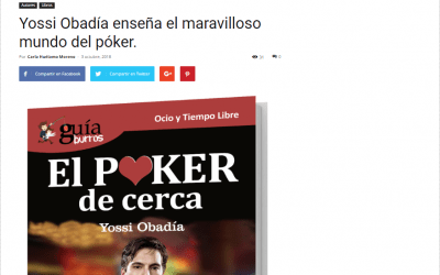 El GuíaBurros: Poker, libro recomendado por el medio especializado Casa de Letras