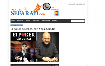 El GuíaBurros: El póker de cerca y su autor, Yossi Obadía, entrevista en Radio Sefarad