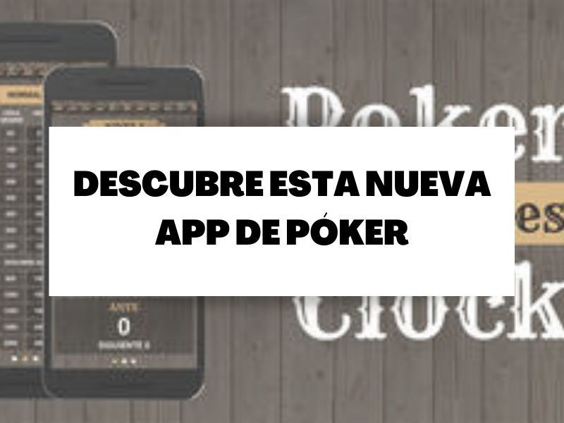 Póker Clock, la aplicación desarrollada por Holdem.es para organizar partidas en casa